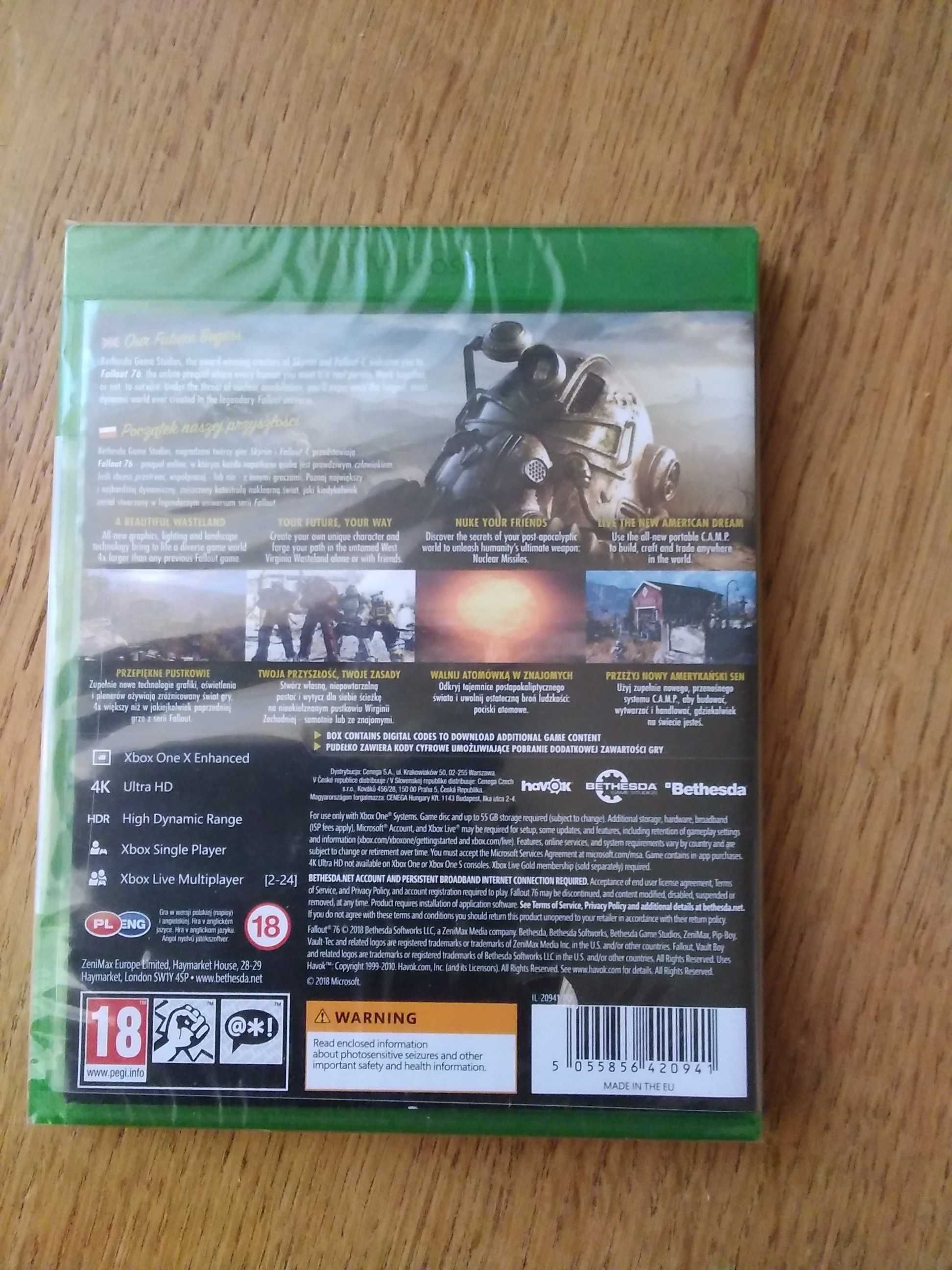 Gra Fallout 76 na Xbox one