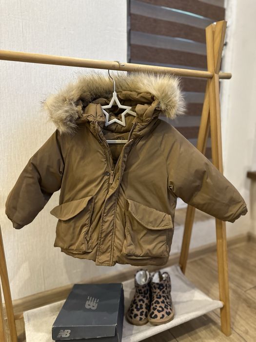 Куртка демі зима осіння парка zara