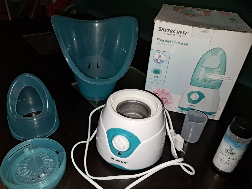 Sauna parowa na twarz, inhalator