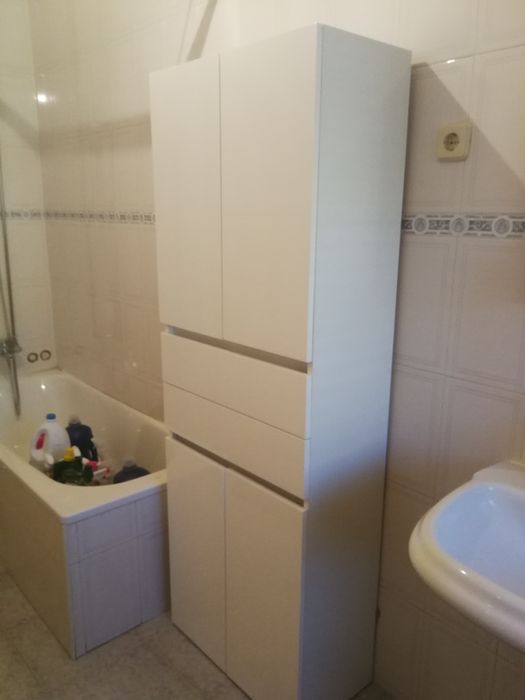 Móvel WC branco impecável