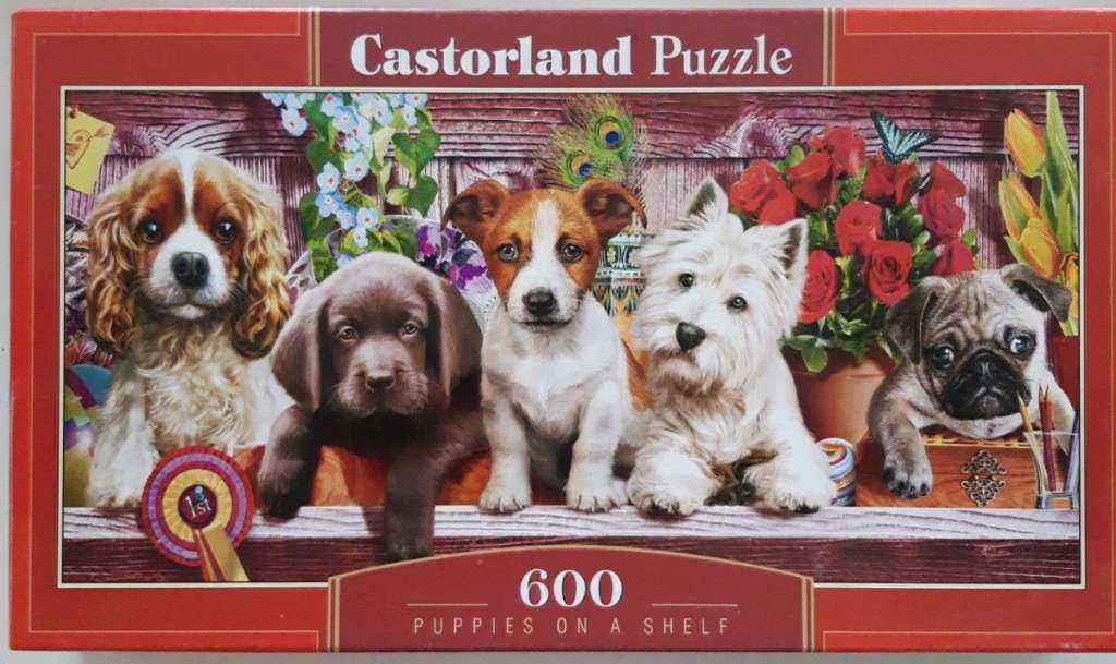 Puzzle Castorland 600 elementów pieski