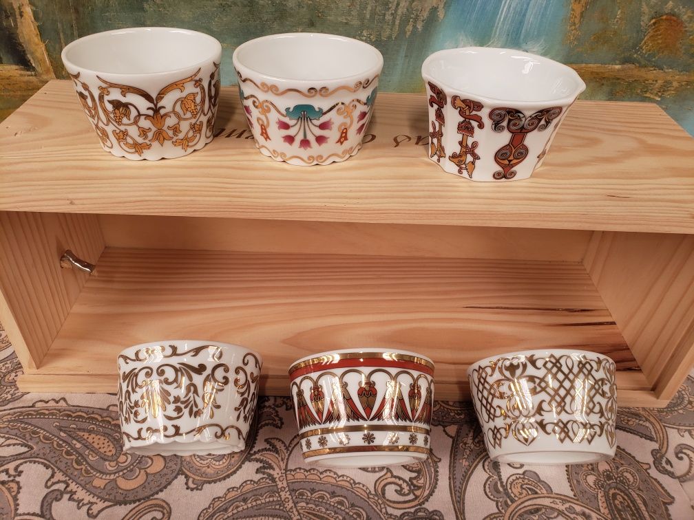 6 saleiros porcelana de coleção