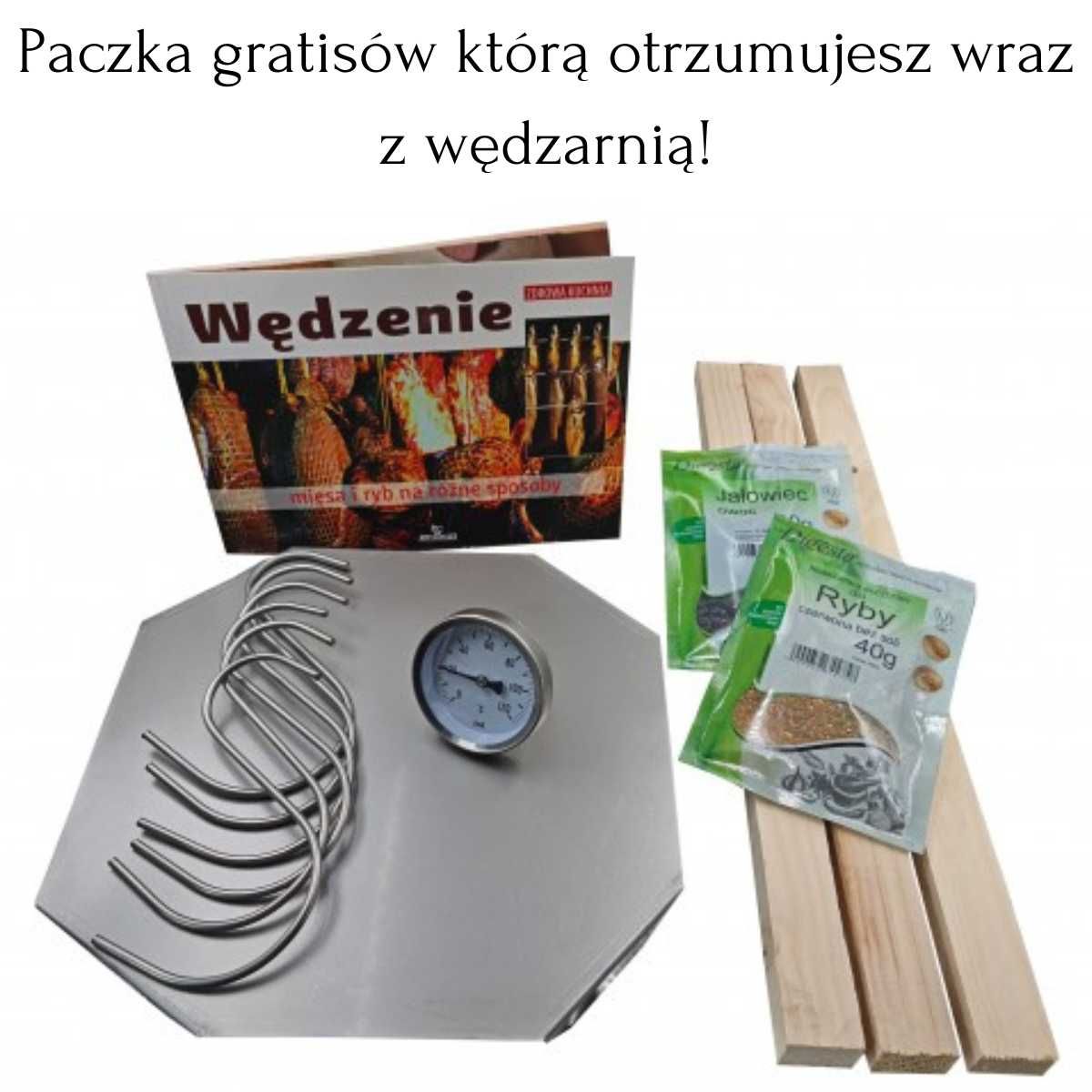 ZESTAW Wędzarniczy Wędzarnia ogrodowa + Palenisko + Akcesoria GRATIS !