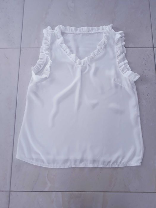 Elegancka bluzka ecru L