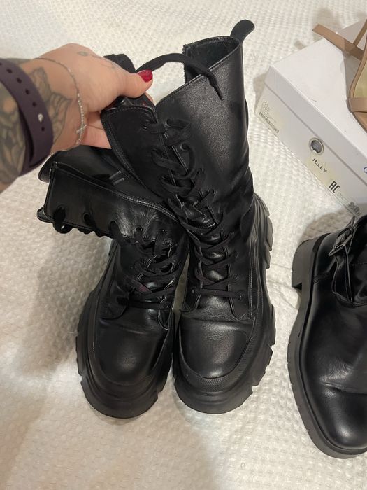 Продам ботинки зара на платформе Zara