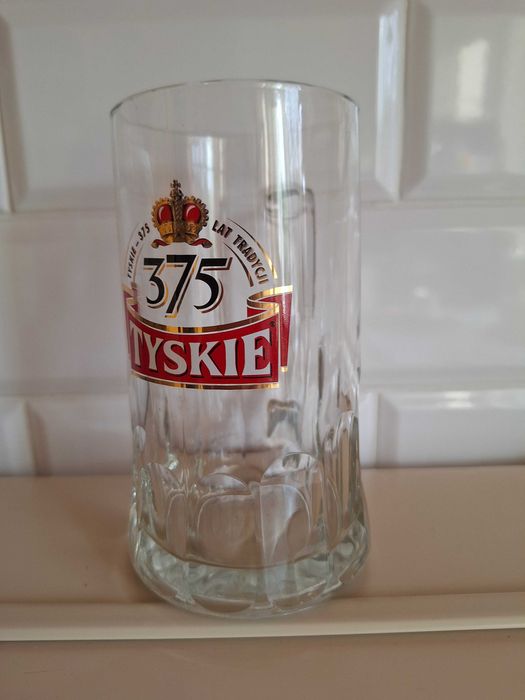 Kufel Tyskie 0,5 litra z czasów PRL