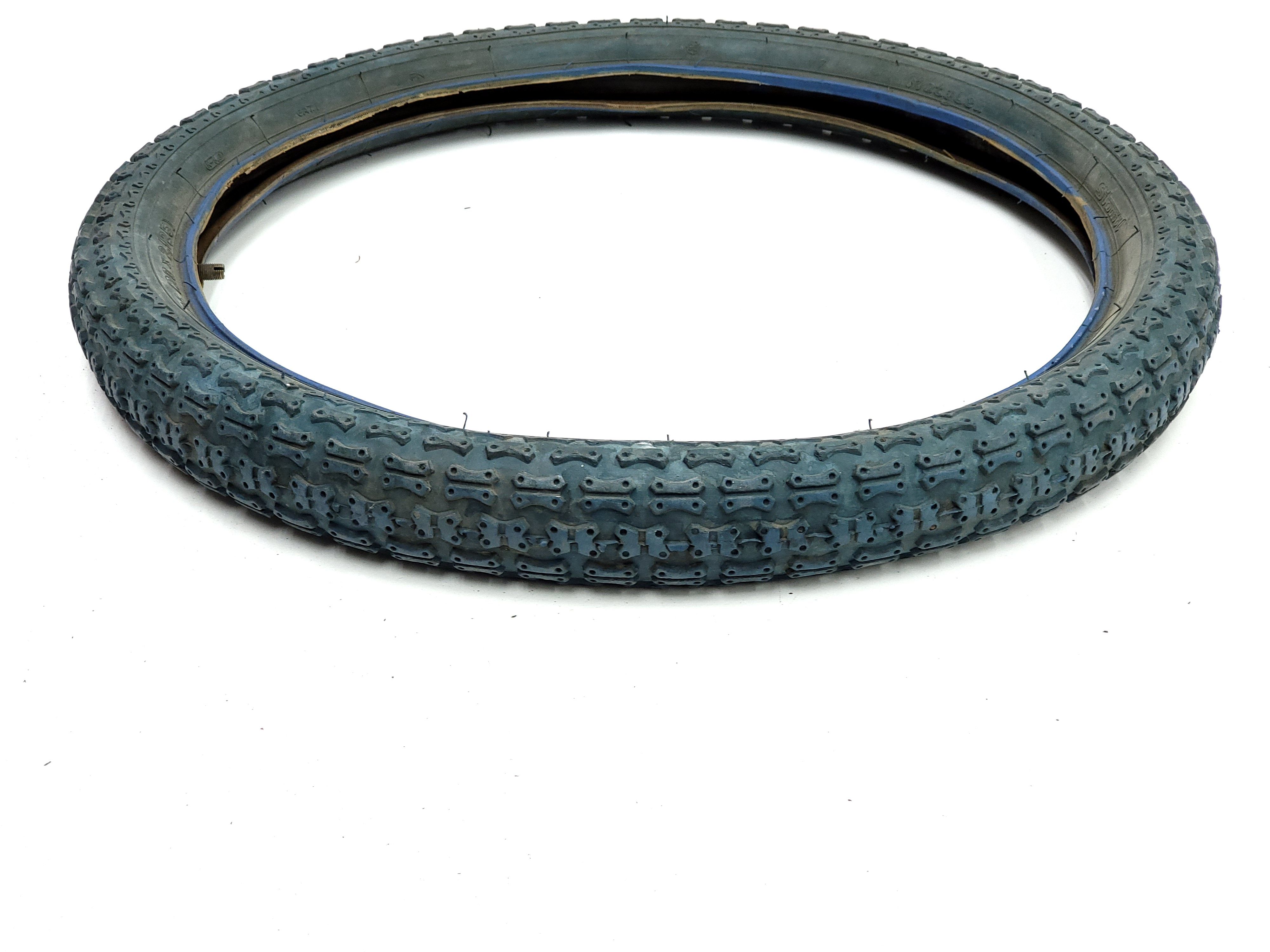 Opona Stomil Motylek 20x2,125 niebieska 1996 rok Romet BMX American