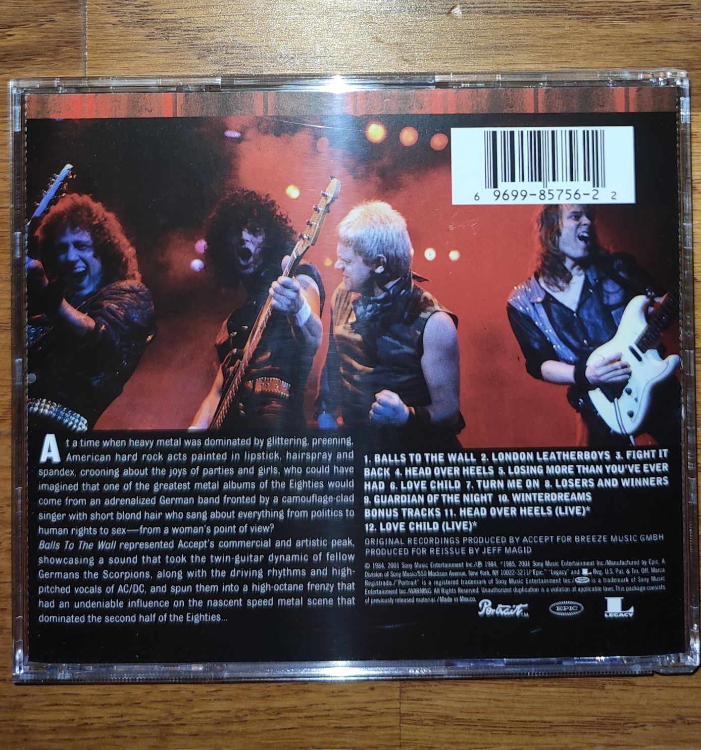 Accept CD Balls to the wall (nowa płyta)