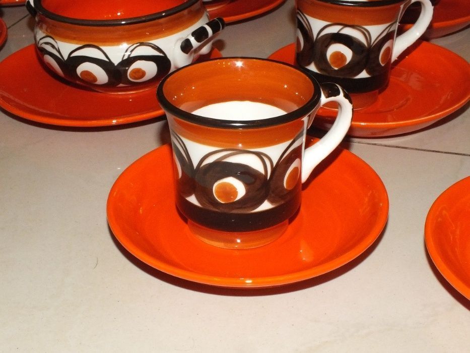 Ceramika artyst. SMF serwis lata 60-te Vintage Villeroy & Boch