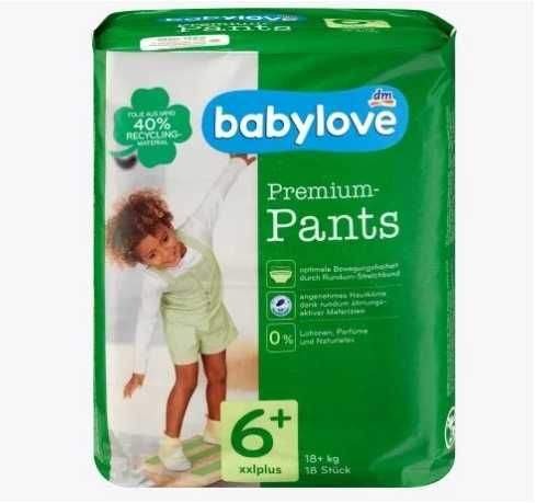 babylove Pieluchomajtki 6+ XXL plus18+ kg 18szt Oryginalne NIEMCY