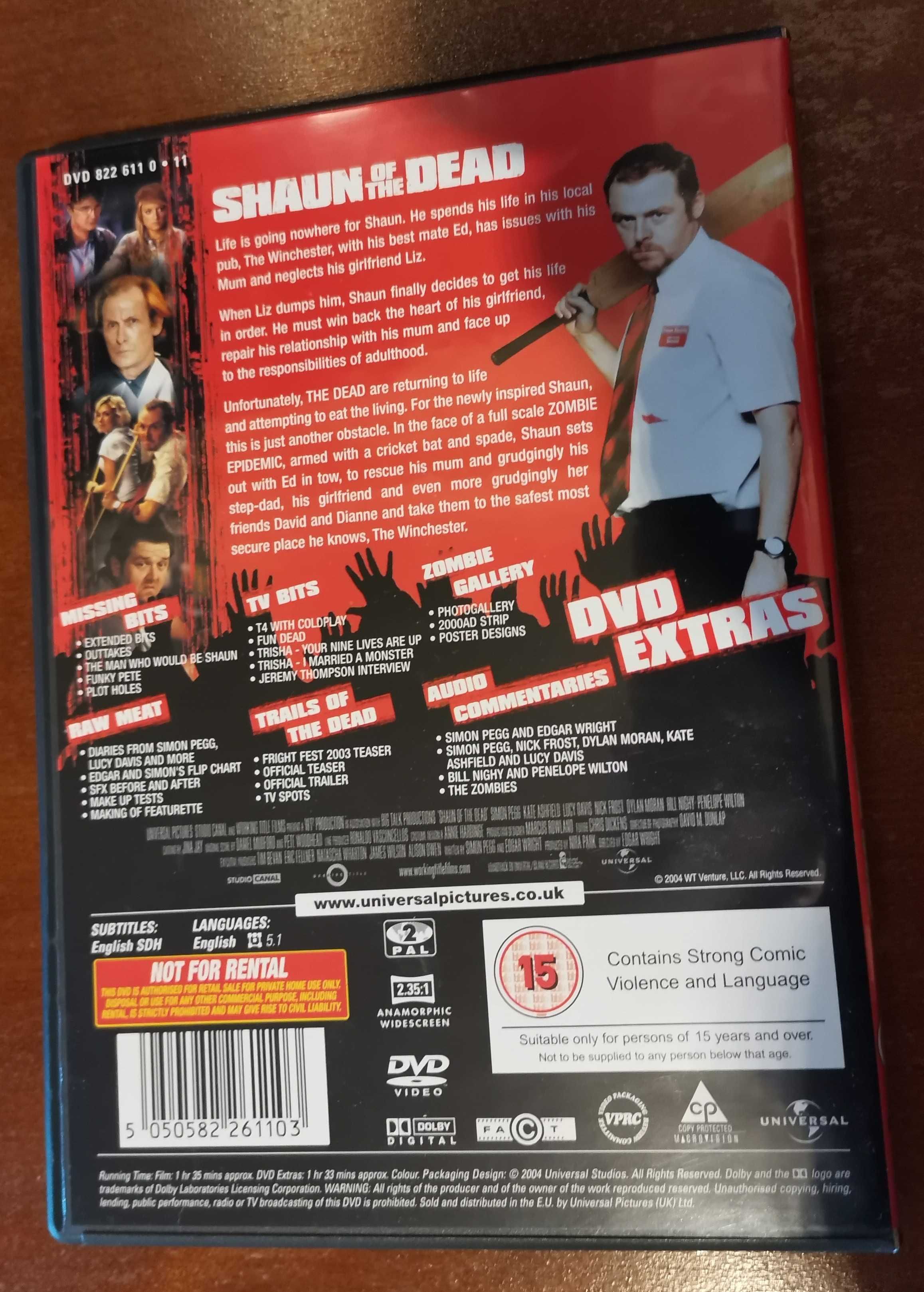 Filme DVD Shaun of the Dead Usado como novo