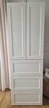 IKEA SMÅSTAD / PLATSA Szafa, biały biała rama/z 3 szufladami 60x42x180