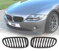 GRELHAS FRONTAIS PARA BMW Z4 ROADSTER COUPE 03-09 PRETO BRILHO