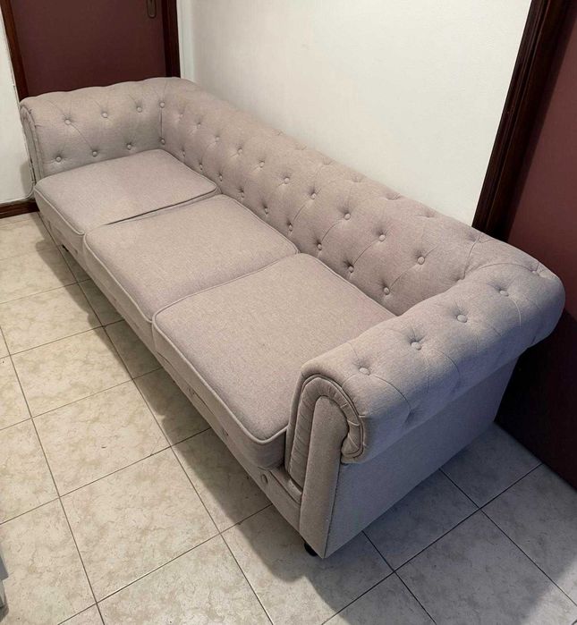 Sofá em ótimo com oferta de cadeirão