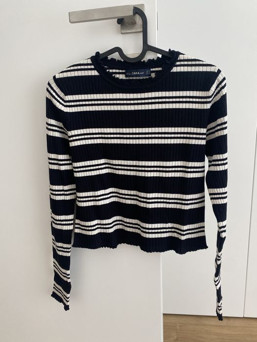 Camisola malha riscas Zara