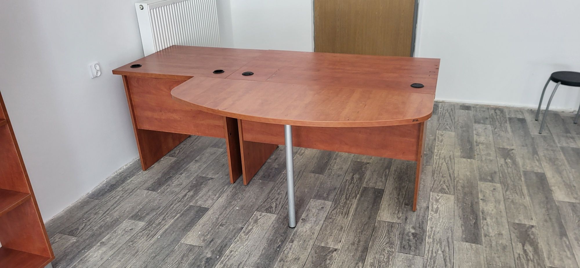 Biurko duże zestaw kolor calvados