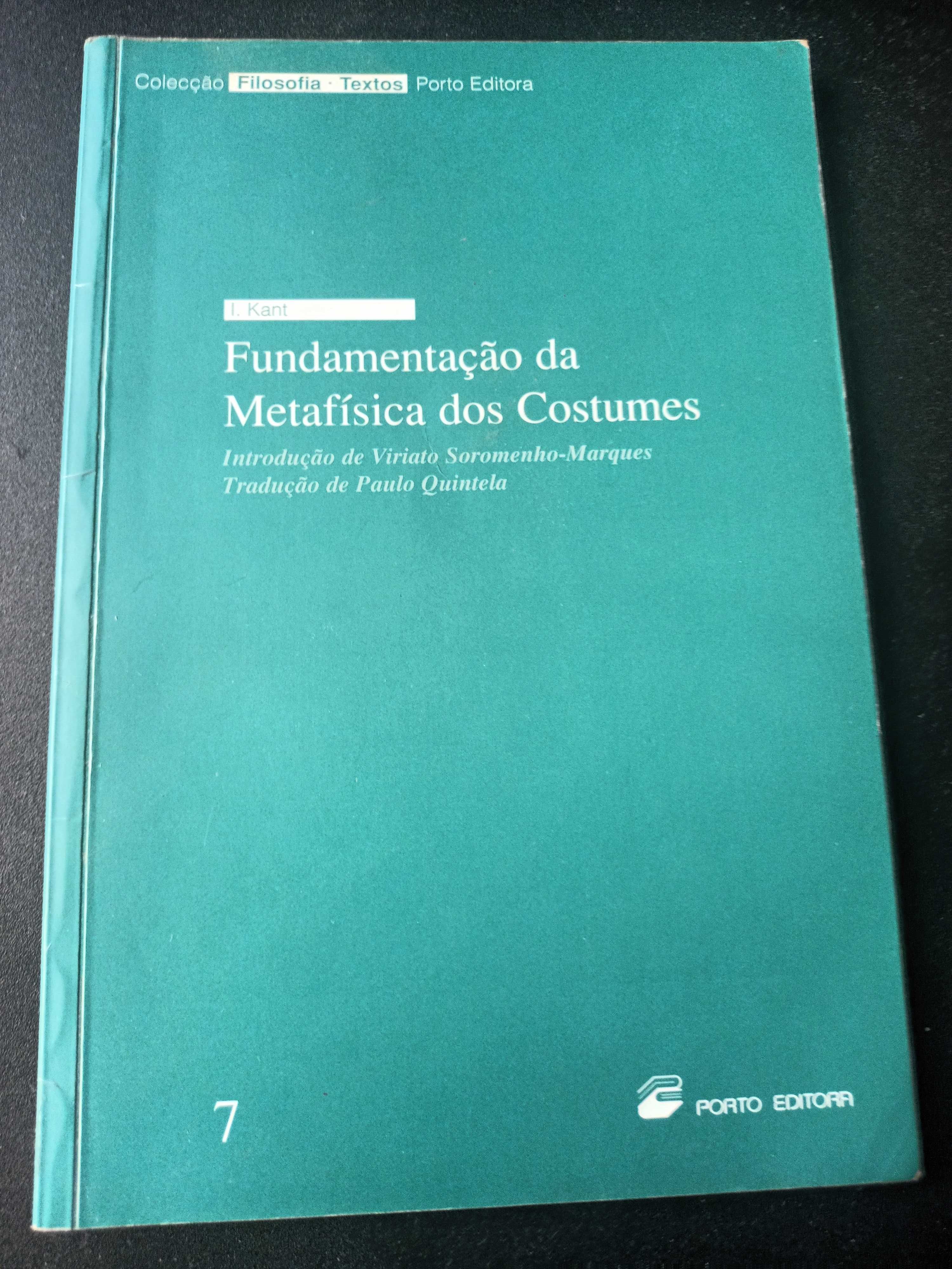 "Fundamentação da Metafísica dos Costumes" por Immanuel Kant