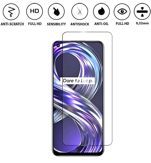 Szkło Hartowane Płaskie do Realme 8i