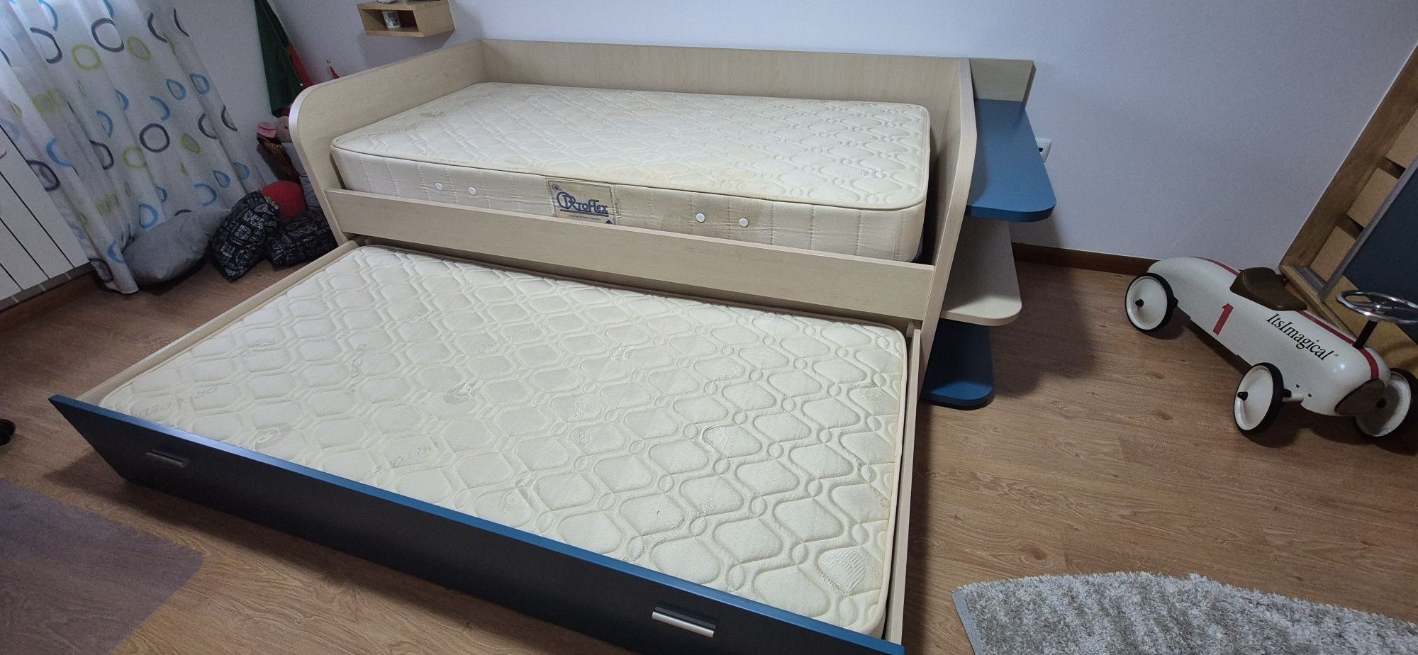 Cama individual dupla 200 x 100
