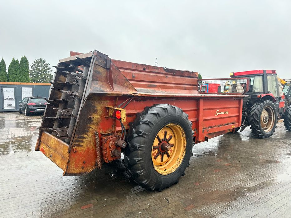 Rozrzutnik obornika Samson 8-10 T wałki pionowe
