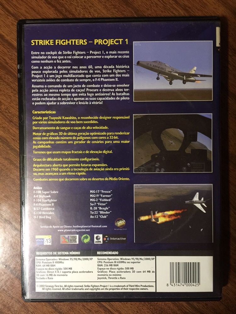 Jogo Pc - Strike Fighters -simulação de voo