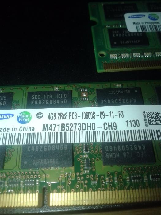 DDR3 4GB Hynix, Kingston, Samsung SO-DIMM 1600 1333 1066 MHz Intel/Amd