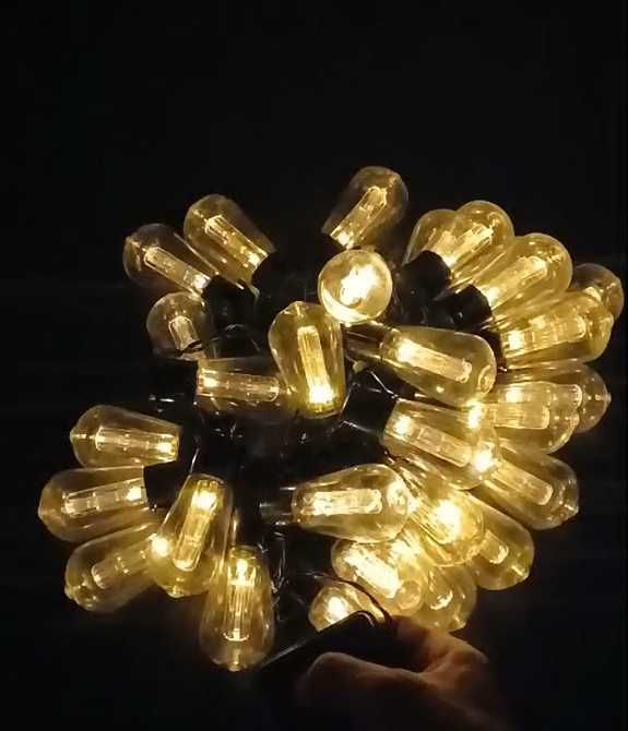 30 lampadas Led c/ painel solar