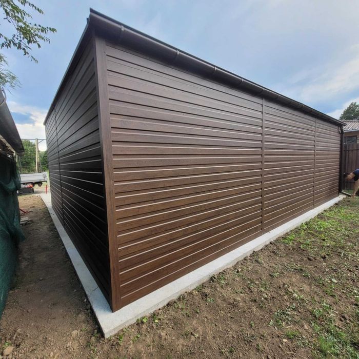 Garaż Blaszany 8x6, Brama Segmentowa 5x2,1 Producent