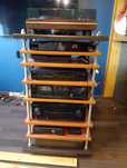 Szafka RTV pod gramofon regulowana. Loft