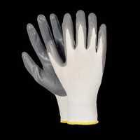 Rękawice Robocze Ochronne Warsztatowe Nitrylowe 48 PAR rozmiar 8-M