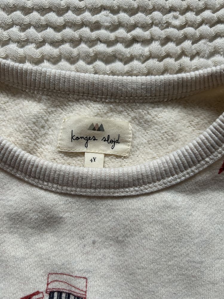 Bluza Lou Konges Slojd 4 lata 104 świateczna bawełna organiczna