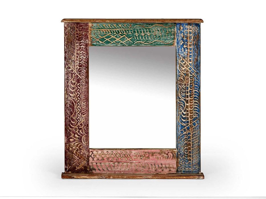 Błękitna Laguna zestaw łazienkowy drewno mango 2 cz. PROMOCJA!