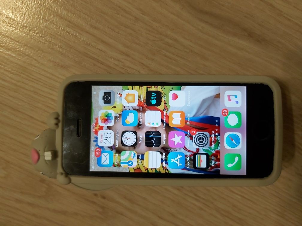 iPhone 5S /64 Гб с двумя чехлами