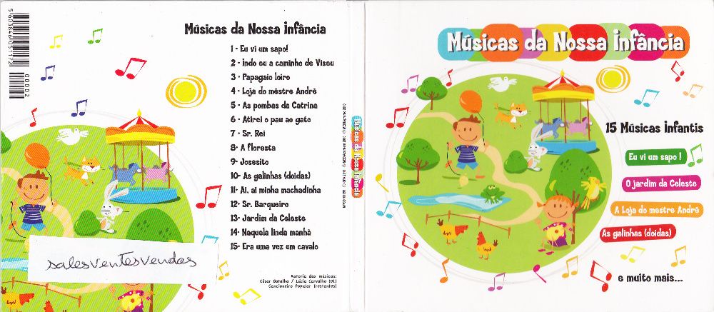 Músicas da Nossa Infância (15 Músicas infantis)