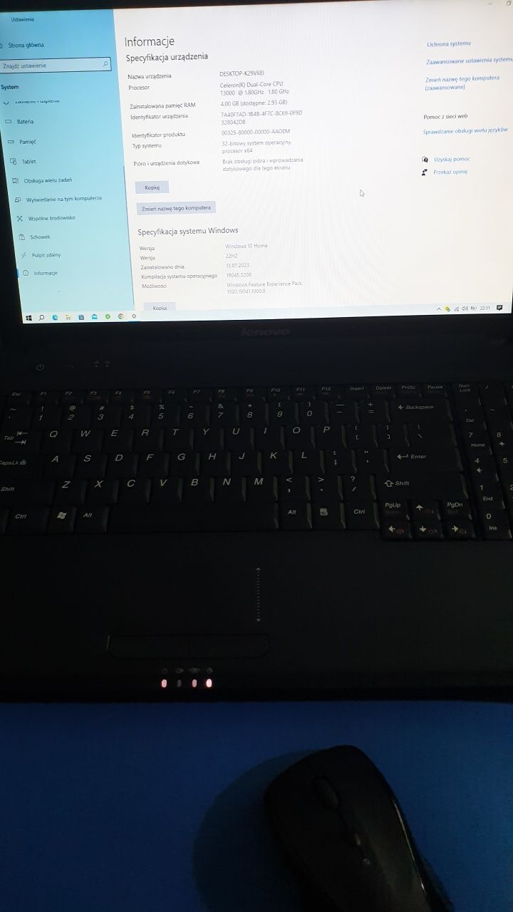 Lenovo g550 laptop