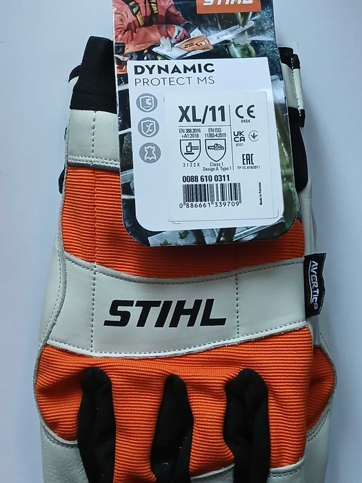 Antyprzecięciowe rękawice ochronne Stihl DYNAMIC Protect MS, Rozm. XL