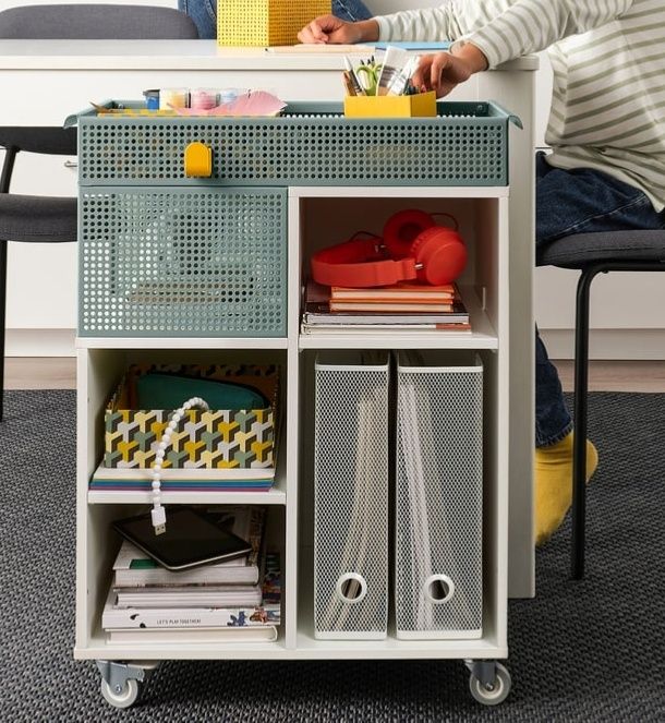 Ovning IKEA, wózek, organizer, stolik