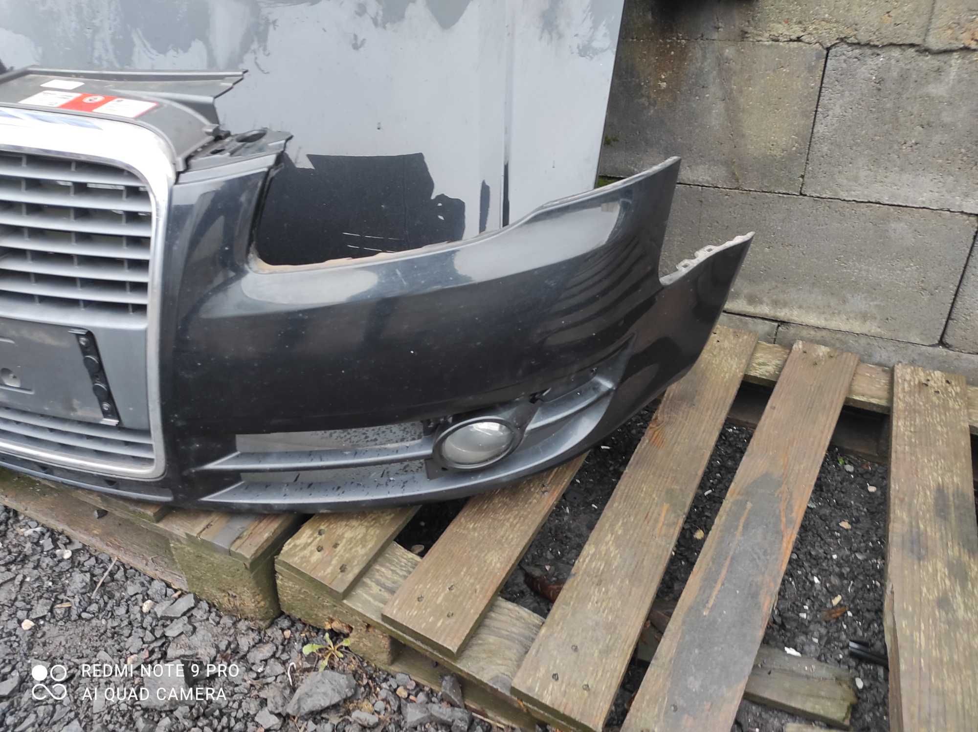 Audi a4 b7 LZ9Y maska zderzak wzmocnienie lampy w kolor