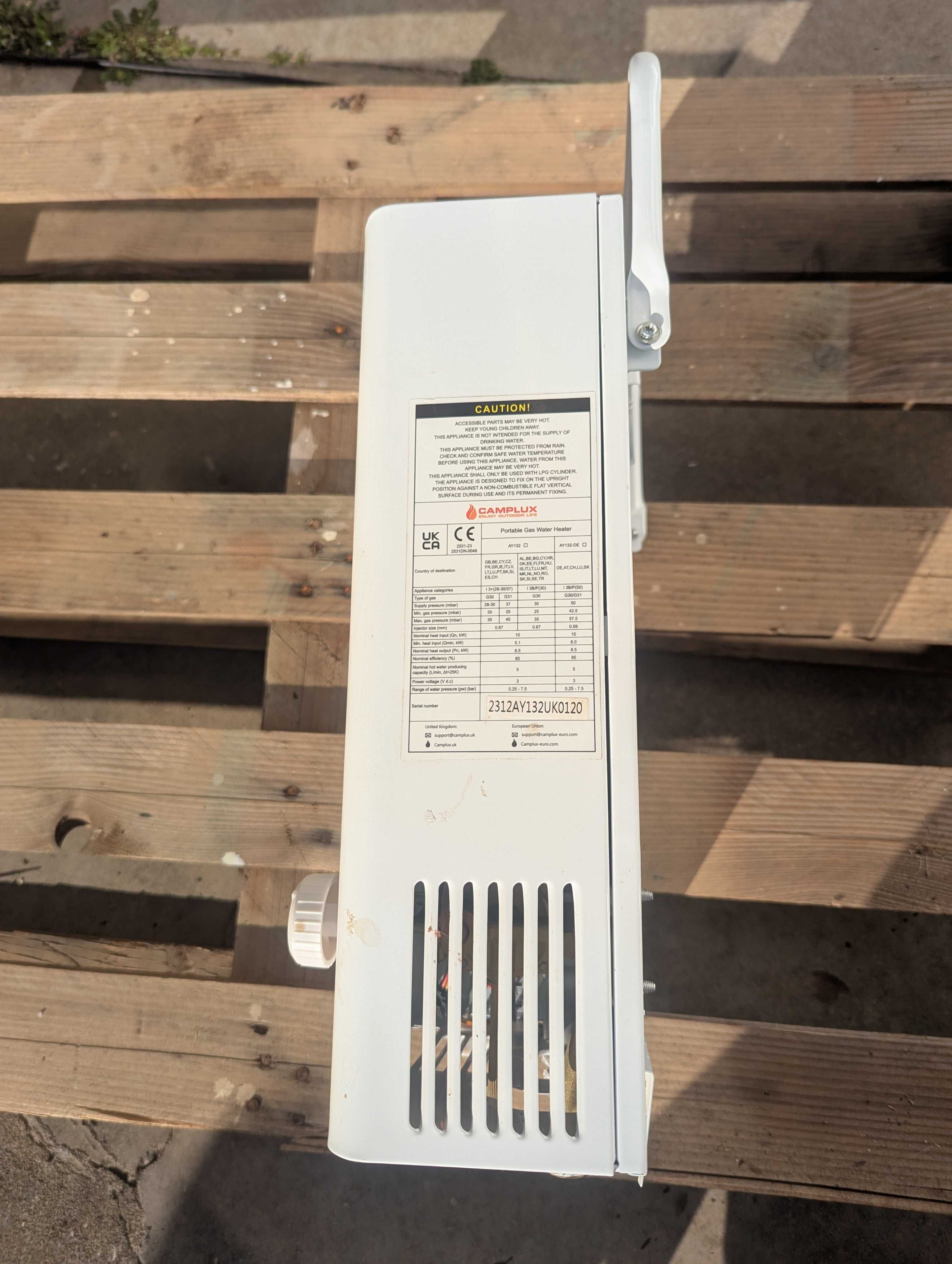Aquecedor de Agua Campilux - 5L/min