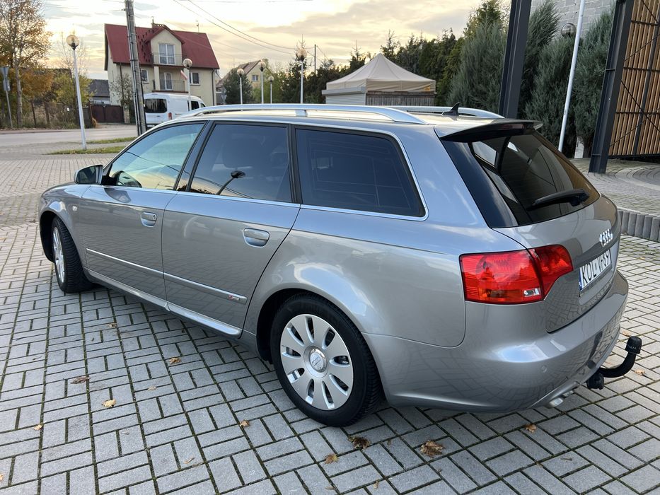 Audi A4 B7 2.0 TDI 140KM Full Sline Duża Navi Czarny Sufit Skóry MEGA