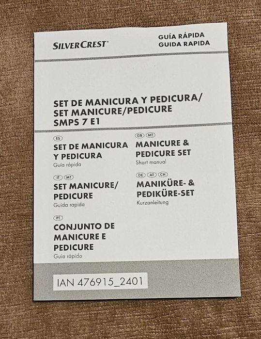 Conjunto manicure e pedicure