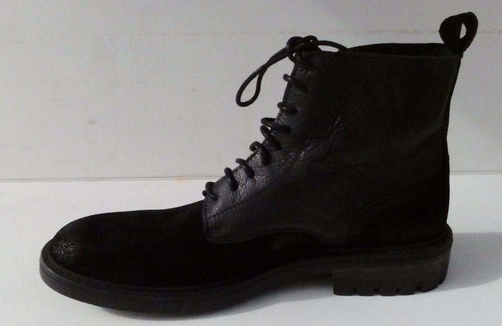 Nº42 Bota Preta Pela Camurça Nova Made in Portugal