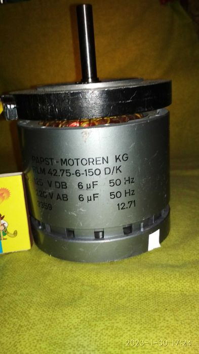 Электродвигатель PAPST-MOTOREN 940 обр. 220 вольт