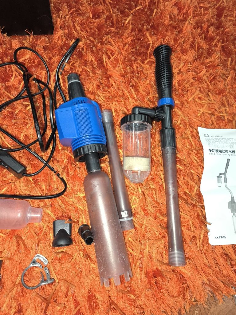 Aspirador de aquário com motor