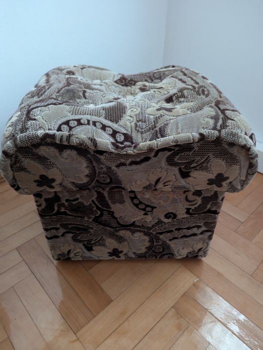 Pufy tapicerowane miękkie kpl. 2 szt.