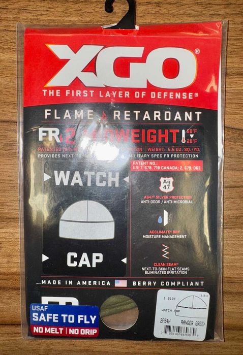 Czapka PRO XGO FR Phase 2 Midweight Watch Cap Ranger Green