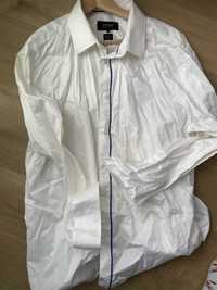 Biała koszula męska Bytom, rozmiar 43, założona kilka razy