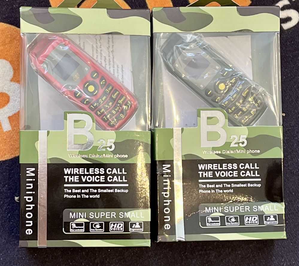 Mini komórkowy 2G GSM Dual Sim