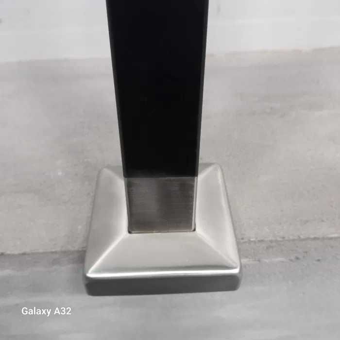 klasyczna balustrada aluminiowa malowana proszkowo, barierka