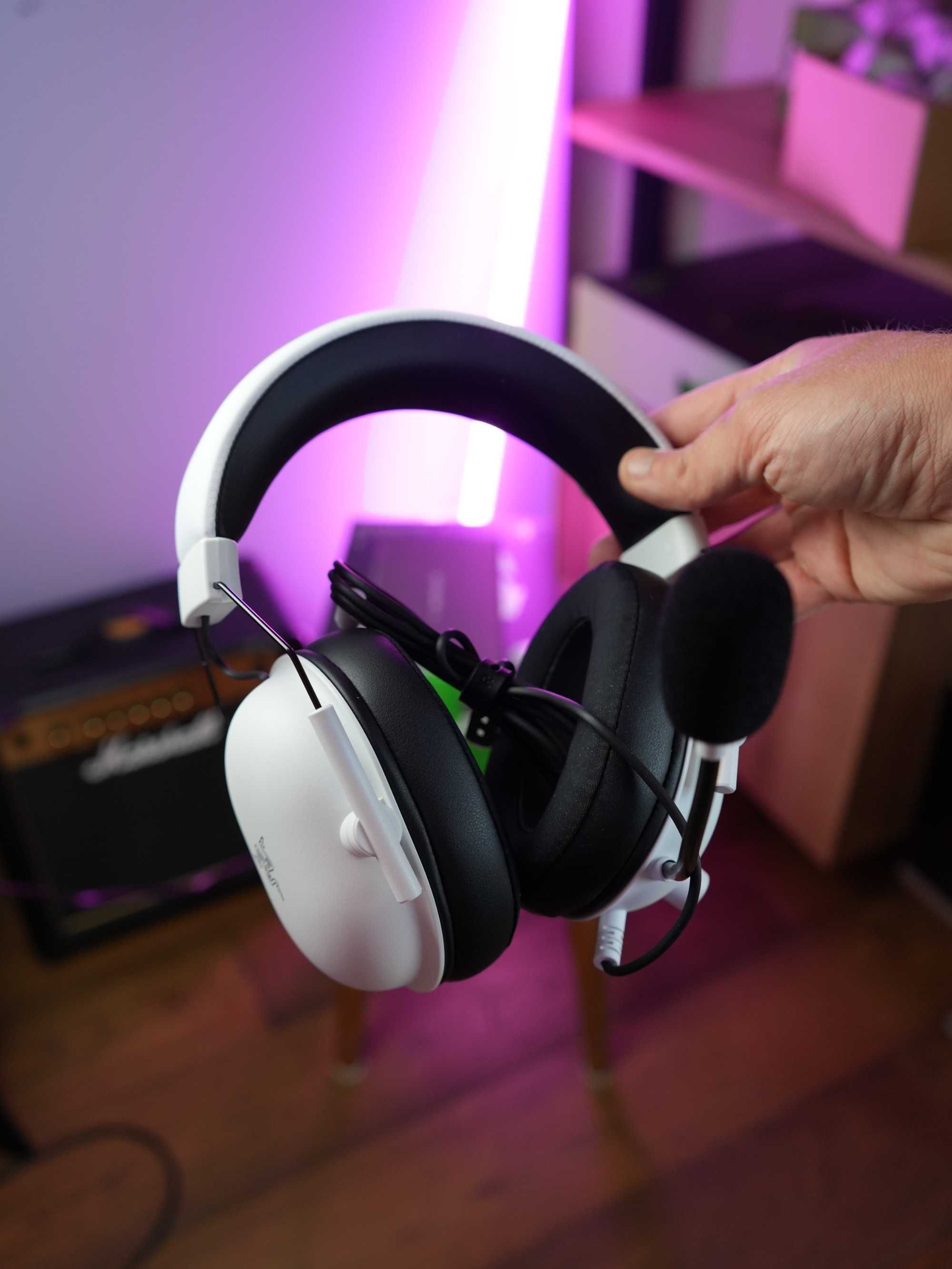 Słuchawki Razer BlackShark V2 X White | Nowe | Xbox / PC / PS / Switch